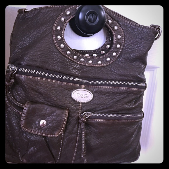 Beautiful dark brown D&G handbag