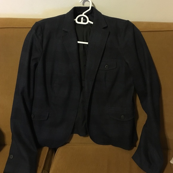 Black/Navy boy style blazer