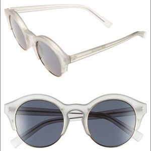 New Matte Crystal Grey Gold Sunglasses EditionFive