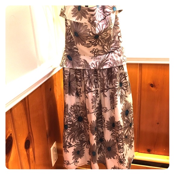 Vintage Betsey Johnson Dress Strapless Peplum 2