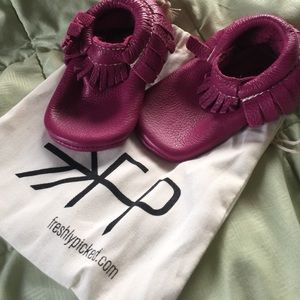 Never worn Freshly Picked Moccasins