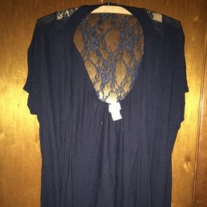 Dark blue cover up