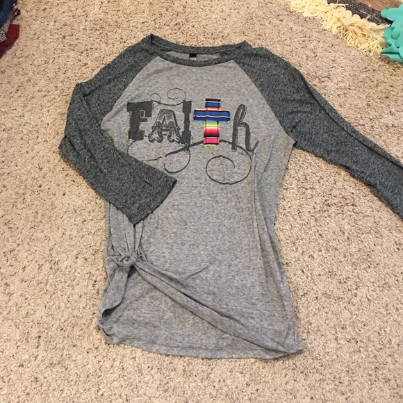 Graphic baseball tee