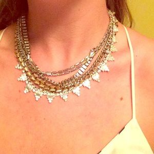 Stella&Dot Mixed Metal Sutton Necklace