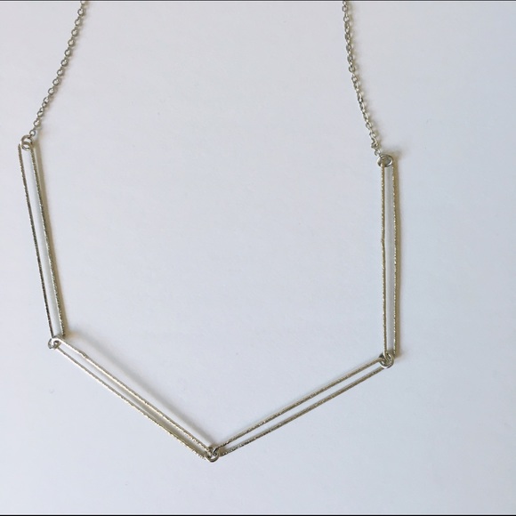 Minimal Thin Link Silver Necklace - Picture 2 of 3