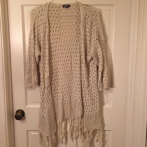 Knit Tassel Cardigan