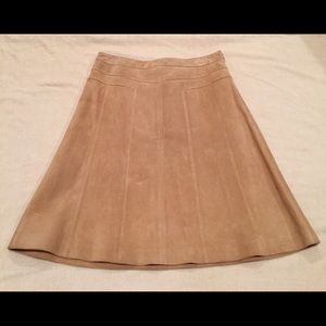 Never worn 100% leather skirt