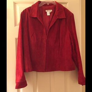 Coldwater Creek suede jacket