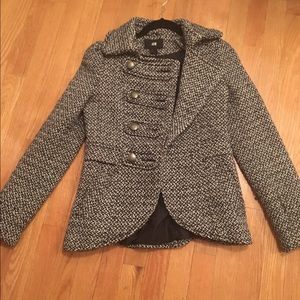 H&M hounds tooth coat