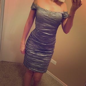 Sliver Alex Evening Dress