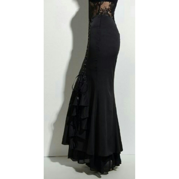 Corset Lace Front Mermaid Skirt - Picture 2 of 4