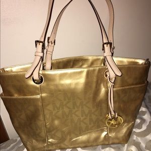 Michael Kors gold bag!