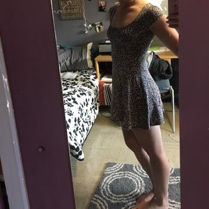 Cutout back sweetheart dress