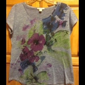 Pretty print tee by Coldwater Creek