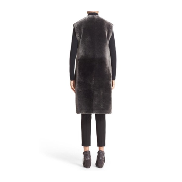 HOST PICK! Helmut Lang Shearling Reversible Vest - Picture 4 of 7
