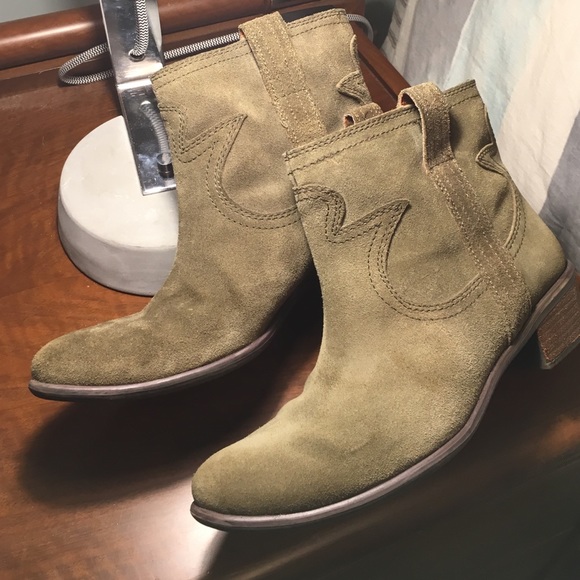 Lucky Brand suede booties