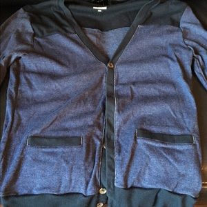 CHASECULT Men's size M blue cardigan with pockets