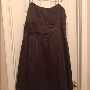 Chocolate Brown Bridesmaids Dress