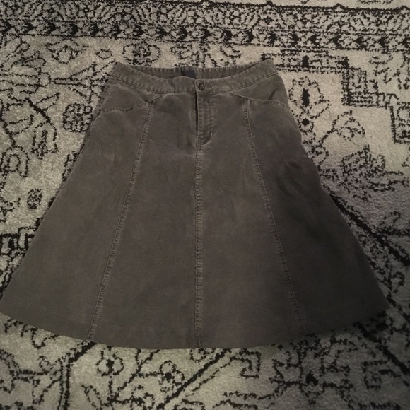 Gap Corduroy Brown Skirt
