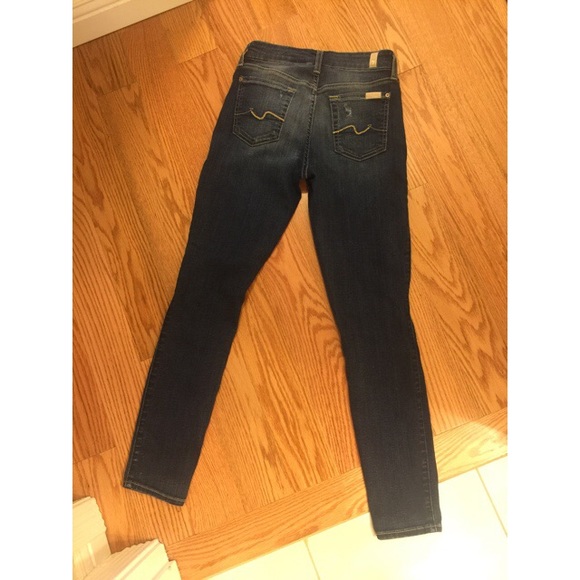 Distressed 7 for all mankind ankle gwenevere - Picture 2 of 2