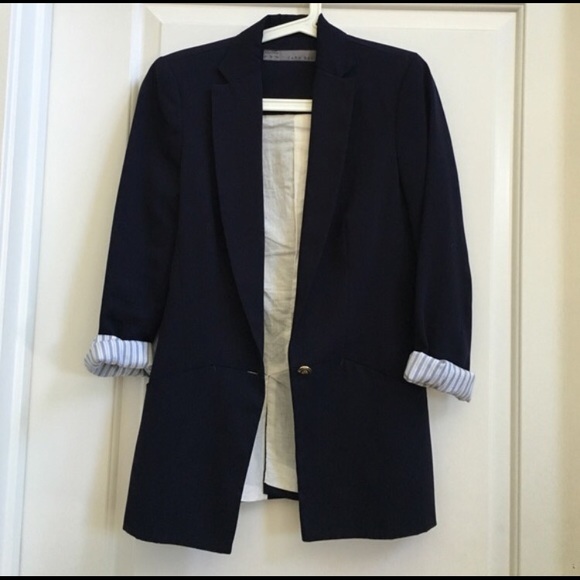 Zara boyfriend blazer (navy)