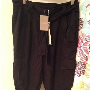 BNWT Anthropologie Hei Hei Capri Cuff Joggers sz 6