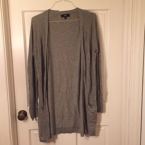 Tunic Length Knit Cardigan