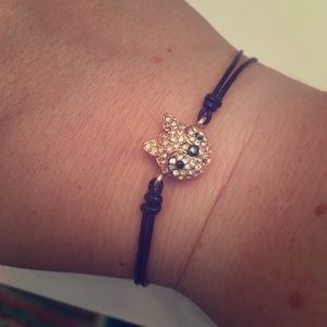 Fossil Rhinestone Fox Bracelet