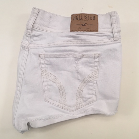 Hollister White Shorts