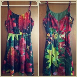 Alice + Olivia Dress exotic flowers