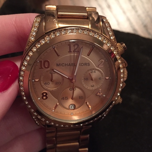 Rose gold Michael kors watch main image 4