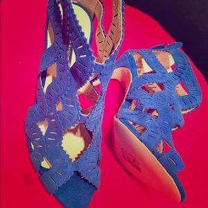 High heel open toe booties