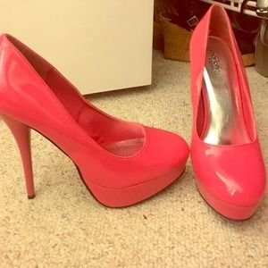 Bright pink pumps from Charlotte Russe