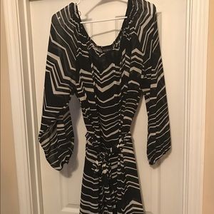 Black and White Cocktail Dress