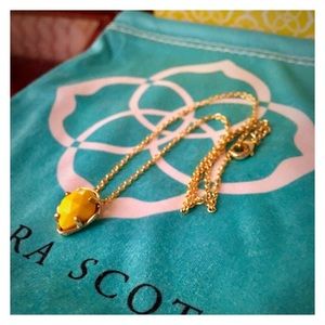 Kendra Scott Bright Yellow Tessa Charm