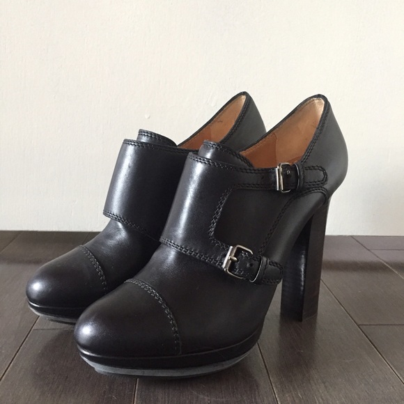 Lanvin Shoes - Lanvin Black Monk Strap Bootie size 7.5 / 37.5