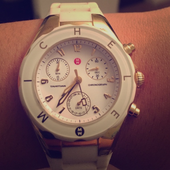 Michele Gold and White Watch