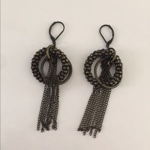 Brass Statement Earrings