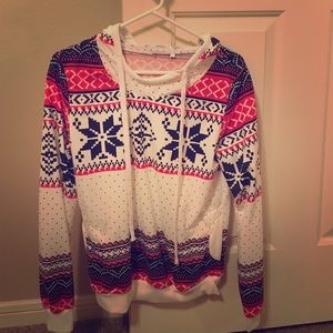 Aztec Hooded Sweater