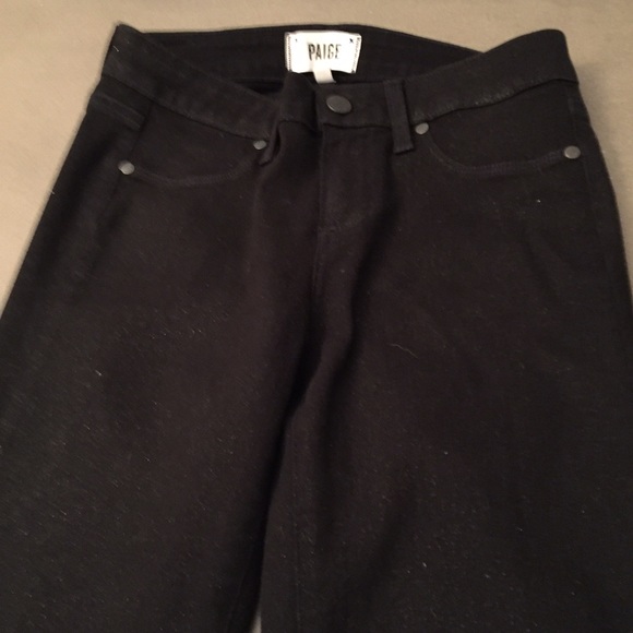 PAIGE size 26 dressy black jeans