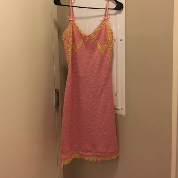 Betsey Johnson lace slip dress