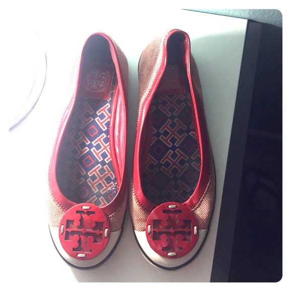 Red Tory Burch Sneakers
