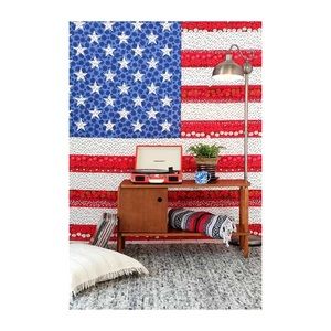 Urban Outfitters Plum & Bow Floral Flag Tapestry