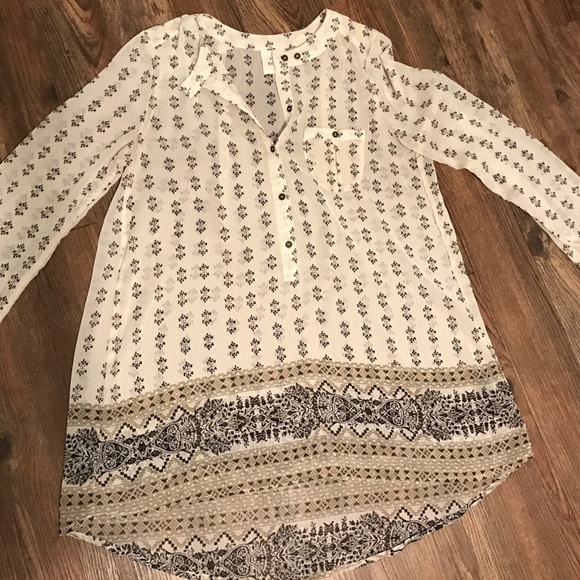 Knox rose sheer long sleeve