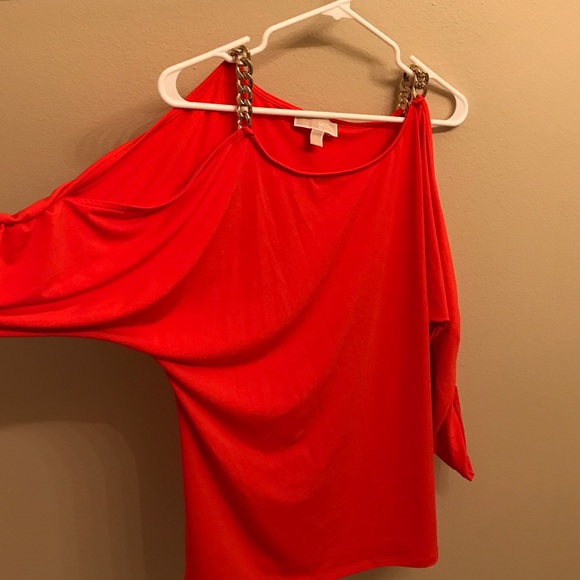 Stylish off the shoulder Michael Kors top