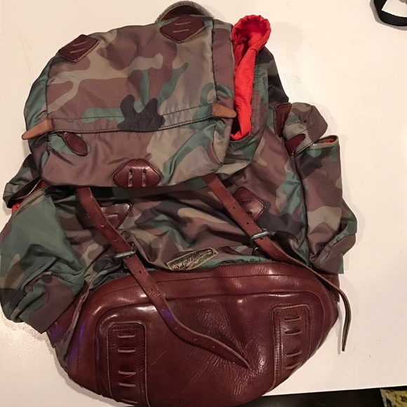 Ralph Lauren camo backpack
