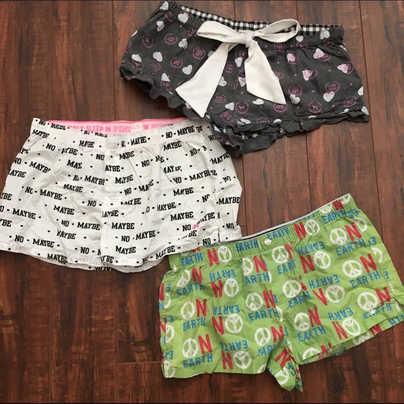 Victoria Secret and Aerie PJ shorts
