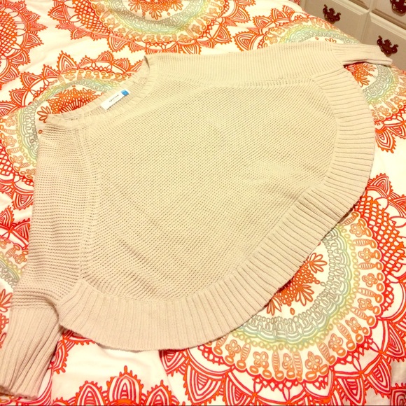 SALE Cream Sweater from Anthropologie