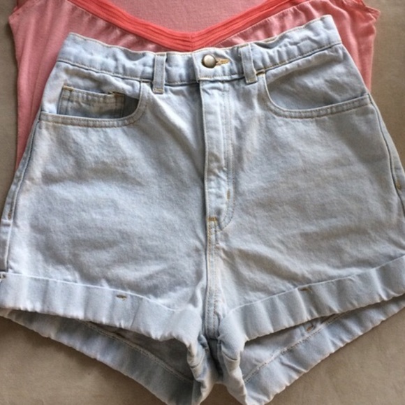 American Apparel High Waisted Shorts