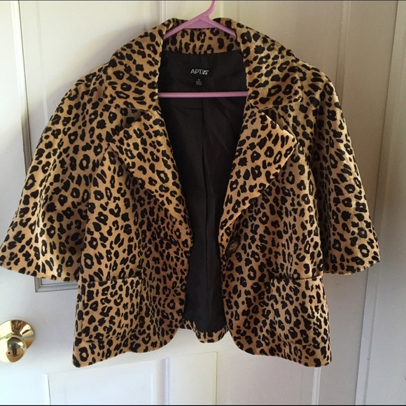 Cheetah Jacket - NWT - Apt 9